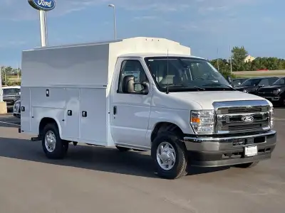 New 2026 Ford E-Series Cutaway E-350 SRW KUV Chassis Van for sale in Lincoln NE