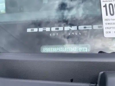 New 2025 Ford Bronco for sale in Lincoln NE