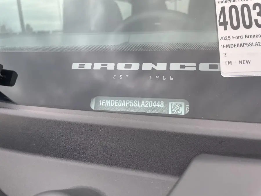 New 2025 Ford Bronco for sale in Lincoln NE